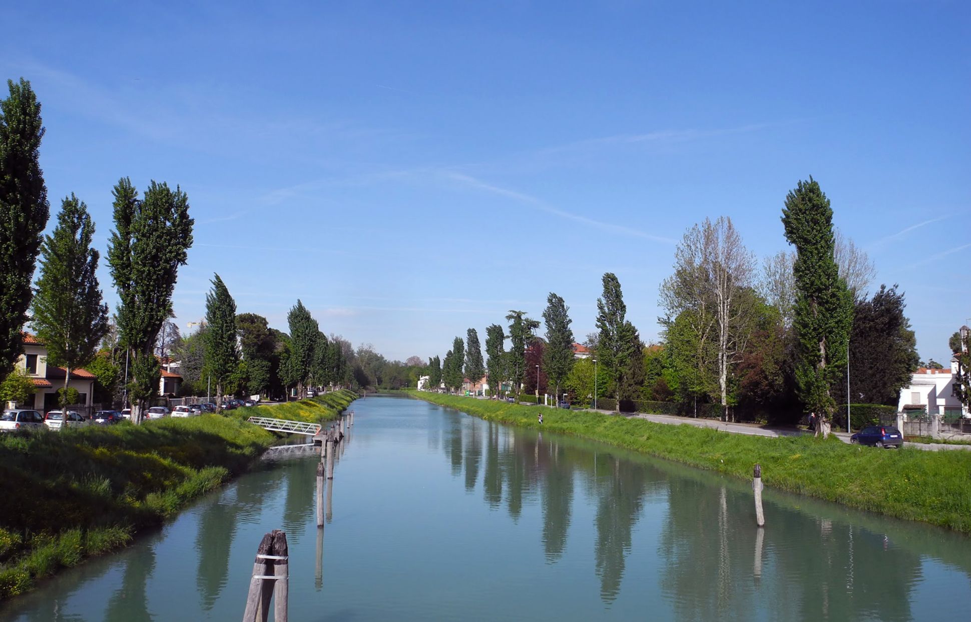Die schiffbaren Flüsse, Kanäle und Lagunen in Italien Fiume Sile